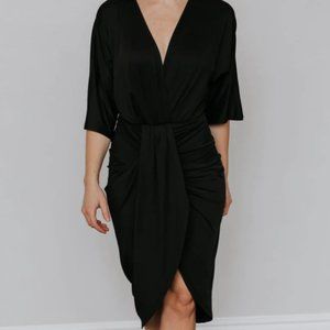 NWT Baltic Born Mimi Midi Dress, Black, Size Medium